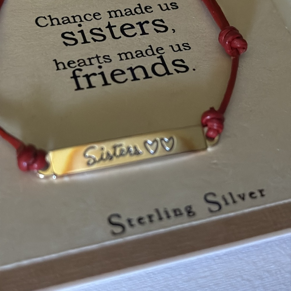 Footnotes "Sisters" Pure Silver Plated Adjustable… - image 5